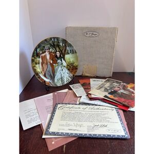 WS George Gone With the Wind Home to Tara Collector Plate Howard Rogers 1989